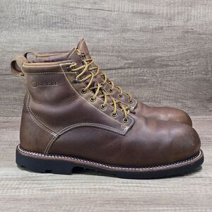 Origin The Wilton 6” Men's Size 13 EE Brown Leather Steel Toe Work Boots